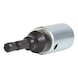 1/4 inch socket screwdriver, magnetic, M6 - 1/4 inch magnetic flat-head screwdriver - 3