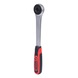 KS TOOLS 1/2 inch reversible ratchet, 270 mm - Changeover switch - 3