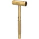 Brass hammer, 230 mm - Measuring hammer - 3