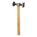 Bodywork hammer, coarse, round/square, 325 mm - Hammer, dent removal tool (parts) - 2