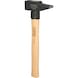 Blacksmith's hammer, hickory handle, French shape, 500 g - Sledgehammer - 3