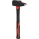 Locksmith's hammer, fibreglass handle, French shape, 1500 g - Sledgehammer - 3