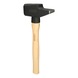Fitter's hammer, hickory handle, French shape, 2500 g - Sledgehammer - 3
