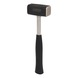 Mallet with steel tube handle and plastic grip, 1000 g - Mallet - 3