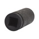 3/4 inch 12-point drive shaft power socket, long, 24 mm - 3/4 inch 12-point drive shaft power socket - 3