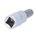 3/8-inch bit socket for hexagon socket on brake caliper, 9 mm, 50 mm long - Additional bit socket - 2