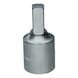 3/8 inch oil service bit socket for square socket screws, 7 mm - Oil service bit socket for square socket screws - 2