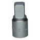 KS TOOLS 3/8 inch oil service bit socket for internal square screws, 12 mm - Oil service bit socket for square socket screws - 2