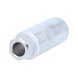 KS TOOLS Sto&szlig;d&auml;mpfer-Au&szlig;ensechskant-Gegenhalter-Stecknuss, 22 mm - Weitere Steckschl&uuml;sseleinsatz (Sechskant) - 3