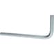 Hexagon socket angle pin wrench, short, 4 mm on hanger - Hexagon socket angle pin wrench, short - 2