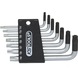 TX angle pin wrench set with bore, short, 7-piece TB10-TB40 - Socket wrench (set) - 2