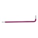 KS TOOLS Ball-end TX offset hex key, XL, T15, purple - TX angle pin wrench - 3
