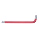 Double ball head hexagon socket angle pin wrench, XL, 19.0 mm, magenta red - Double ball-end hexagon socket angle pin wrench XL - 3