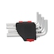 Hexagon socket angle key set, in folding holder, 10-piece 1.5-10 mm - Socket wrench (set) - 3