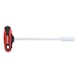 T-handle socket screwdriver, long, 14 mm on hanger - T-handle socket screwdriver - 3