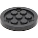 Rubber disc 24 for Zippo lifting platforms, D: 123 mm - Rubber disc for lifting platforms - 2