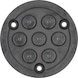 Rubber disc 24 for Zippo lifting platforms, D: 123 mm - Rubber disc for lifting platforms - 3