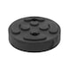 Rubber pad 11 for Twin Busch lifting platforms, D: 120 mm - Rubber disc for lifting platforms - 3