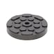Rubber disc 13 for J.A. Becker / ATH / HOFMANN / Herrmann lifting platforms, D: 120 mm - Rubber disc for lifting platforms - 3