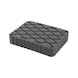 Rubber pad 02 for lifting platforms, 160 x 120 x 30 mm - Rubber pad for lifting platforms - 3