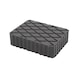 Rubber pad 03 for lifting platforms, 160 x 120 x 40 mm - Rubber pad for lifting platforms - 3