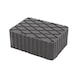Rubber pad 04 for lifting platforms, 160 x 120 x 60 mm - Rubber pad for lifting platforms - 3