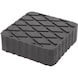 Rubber pad 08 for lifting platforms, 116.5 x 116.5 x 36.5 mm - Rubber pad for lifting platforms - 3
