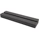 Rubber pad 09 with groove for lifting platforms, 373 x 100 x 35 mm - Rubber pad for lifting platforms - 3