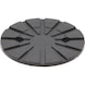 Rubber disc 25 for Stenhoj / Autop lifting platforms, D: 121 mm - Rubber disc for lifting platforms - 2