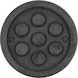 Rubber disc 28 for Nussbaum / AMI / Slift lifting platforms, D: 130 mm - Rubber disc for lifting platforms - 3
