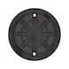 Rubber disc 37 for Nussbaum lifting platforms, D: 120 mm - Rubber disc for lifting platforms - 3