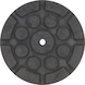 Rubber disc 38 for Herrmann lifting platforms, D: 130 mm - Rubber disc for lifting platforms - 3