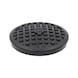 Rubber pad 03 for manoeuvring jack, D: 100 mm, omega jack - Support blocks – parts & accessories - 2