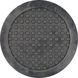 Rubber pad 05 for manoeuvring jacks, D: 140 mm, omega jacks - Rubber pad for lifting platforms - 3
