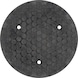Rubber disc 56 for Stenhoj / Autop lifting platforms, D: 158 mm - Rubber disc for lifting platforms - 3