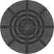 KS TOOLS Rubber pad 06 for AC manoeuvring jacks, D: 110 mm - Rubber pad for lifting platforms - 3