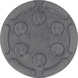 Rubber disc 65 for BEISSBARTH / Consul / Zippo lifting platforms, D: 135 mm - Rubber disc for lifting platforms - 3