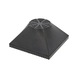 KS TOOLS Rubber pad 45 for lifting platforms, 120 x 120 x 60 mm - Rubber pad for lifting platforms - 2