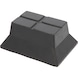 Rubber pad 47 for lifting platforms, 140 x 100 x 60 mm - Rubber pad for lifting platforms - 2