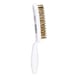 Brass wire hand wire brush, 3 rows, 285 mm - Brushes - 3