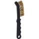 Brass wire brake caliper wire brush, 2 rows, smooth - Brushes - 3