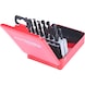 HSS-R twist drill bit set, sheet steel case, 19 pieces, 1-10 mm - HSS-R twist drill set - 2