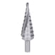 HSS step drill, D: 4-20 mm, 9 steps - HSS step drill bit - 3