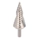 HSS step drill, D: 6-37 mm, 12 steps - HSS step drill bit - 3