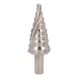 HSS step drill, D: 6–27.8 mm, 8 steps - HSS step drill bit - 3