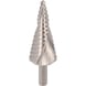 HSS step drill, D: 6-32 mm, 8 steps - HSS step drill bit - 3