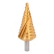 HSS-TiN step drill, D: 6-38 mm, 12 steps - HSS-TiN step drill - 3