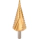 HSS-TiN step drill, D: 4-39 mm, 13 steps - HSS-TiN step drill - 3