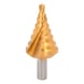 HSS-TiN step drill, D: 6-32 mm, 8 steps - HSS-TiN step drill - 3