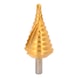HSS-TiN step drill, D: 6.5-40.5 mm, 11 steps - HSS-TiN step drill - 3